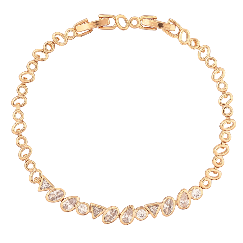 Браслет Xuping Позолота 18K Кристальная дорожка размер с доп. замком 18,20см х 4-6мм фото №1 Браслет Xuping Позолота 18K Кристальная дорожка размер с доп. замком 18,20см х 4-6мм фото №1