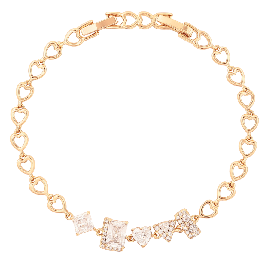 Браслет Xuping Позолота 18K Декоративный узор с кристаллами размер с доп. замком 17,19см х 5-8мм фото №1 Браслет Xuping Позолота 18K Декоративный узор с кристаллами размер с доп. замком 17,19см х 5-8мм фото №1