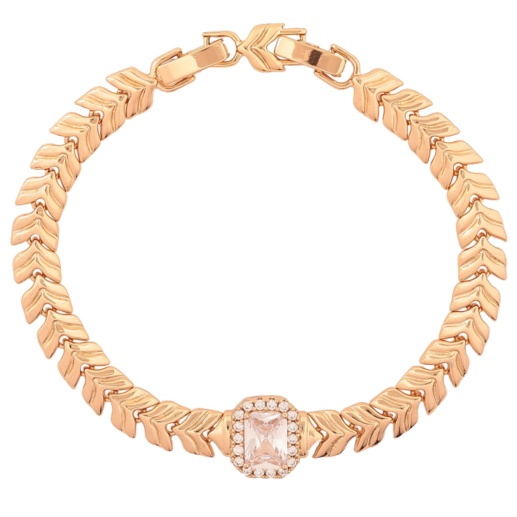 Браслет Xuping Позолота 18K «Візерунок з кристалом» розмір з доп. замком 17.5,19см х 7-11мм фото №11 Браслет Xuping Позолота 18K «Візерунок з кристалом» розмір з доп. замком 17.5,19см х 7-11мм фото №11