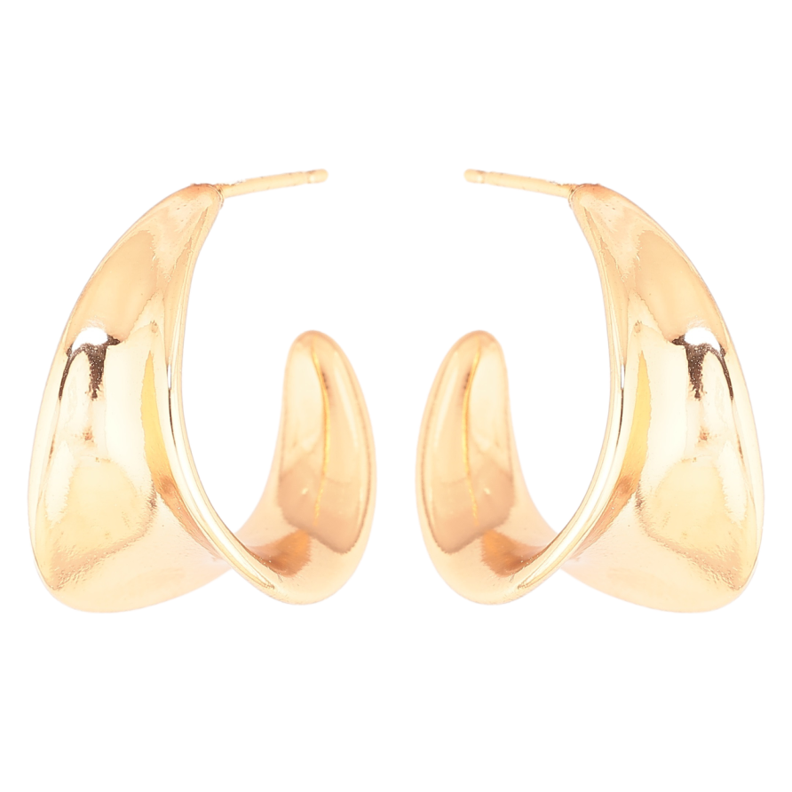 Серьги Xuping Позолота 18K пусеты Декоративные дуги фото №1