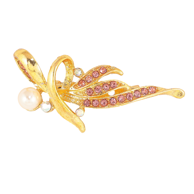 Брошь Композиция с розовыми стразами фото №15 Брошь Композиция с розовыми стразами фото №15