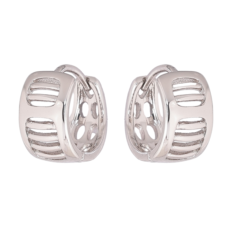 Серьги Xuping Родий колечки Декоративный узор фото №14 Серьги Xuping Родий колечки Декоративный узор фото №14