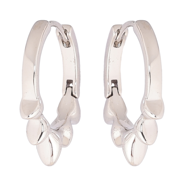 Серьги Xuping Родий колечки Декоративный узор фото №16 Серьги Xuping Родий колечки Декоративный узор фото №16