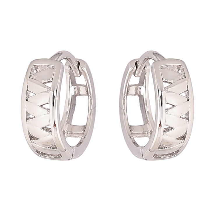 Серьги Xuping Родий колечки Декоративный узор фото №15 Серьги Xuping Родий колечки Декоративный узор фото №15