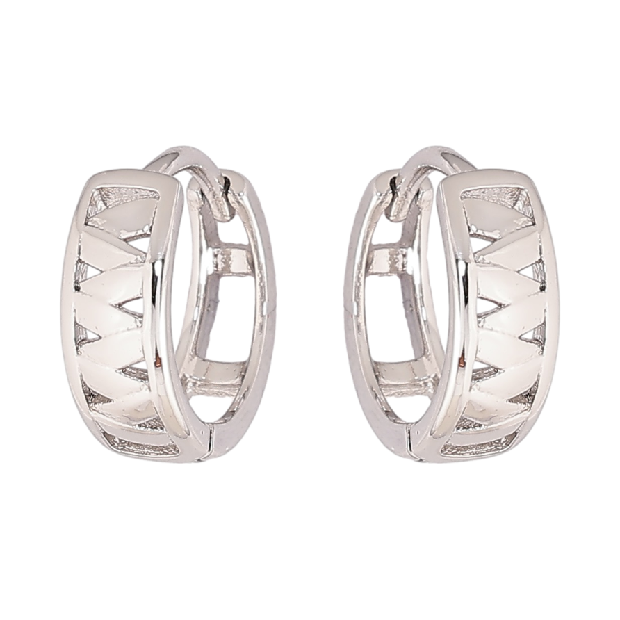 Серьги Xuping Родий колечки Декоративный узор фото №1