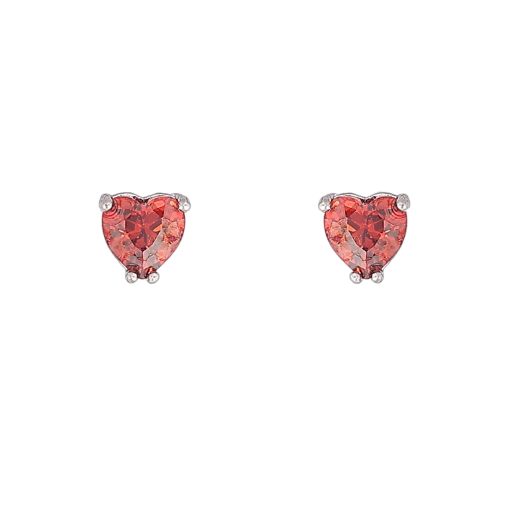 Серьги Xuping Родий пусеты Красные кристальные сердечки 4х4мм фото №14 Серьги Xuping Родий пусеты Красные кристальные сердечки 4х4мм фото №14