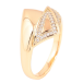 Кольцо Xuping Позолота 18K Декоративный узор с инкрустацией кристаллами фото №2