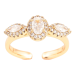 Кольцо Xuping Позолота 18K Узор с кристаллами фото №1 Кольцо Xuping Позолота 18K Узор с кристаллами фото №1