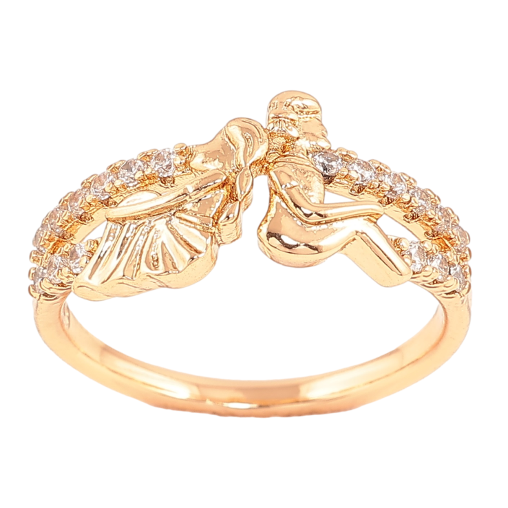 Каблучка Xuping Позолота 18K «Закохана пара» фото №16