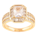Кольцо Xuping Позолота 18K Инкрустация кристаллами фото №1