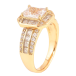 Кольцо Xuping Позолота 18K Инкрустация кристаллами фото №2