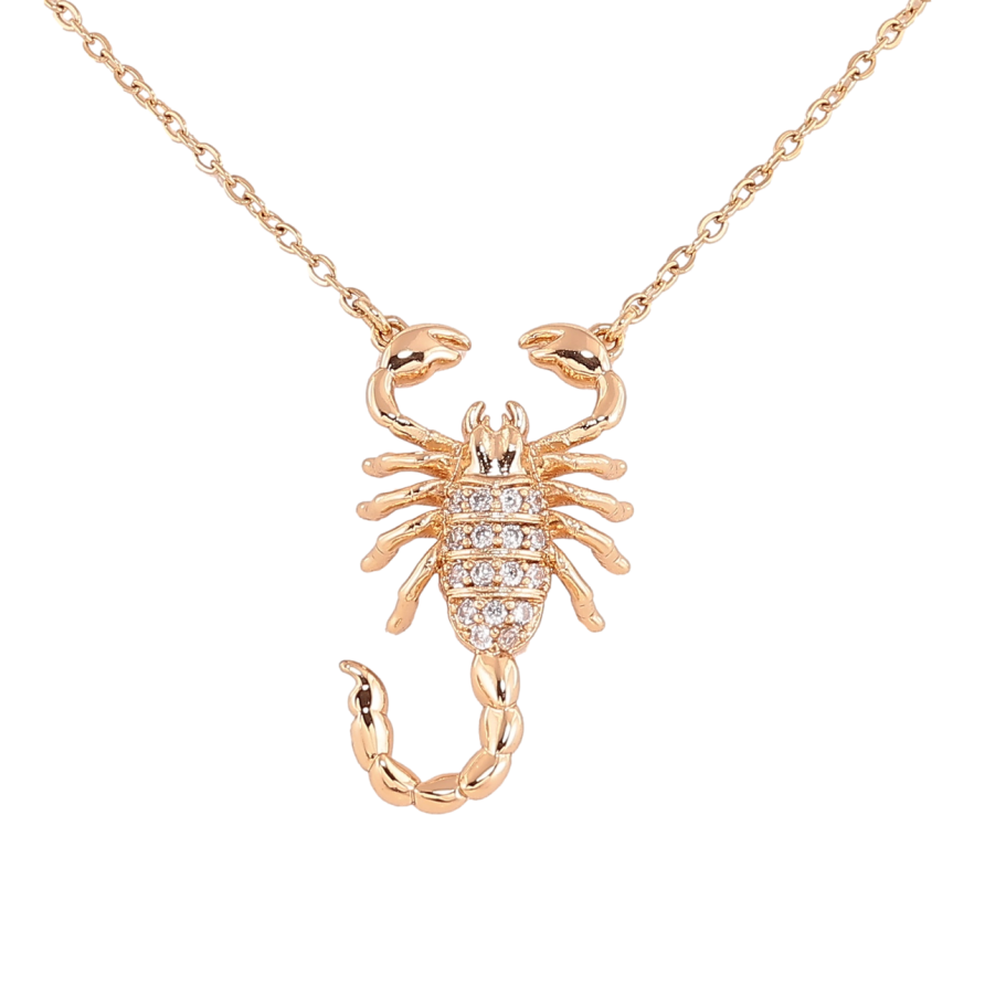 Подвеска на цепочке Xuping Позолота 18K Скорпион длинна 41-46см х 2мм фото №1 Подвеска на цепочке Xuping Позолота 18K Скорпион длинна 41-46см х 2мм фото №1