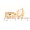 Сережки Xuping Позолота 18K колечка «Декоративний візерунок» фото №2