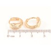 Серьги Xuping Позолота 18K колечки Декоративный узор фото №2