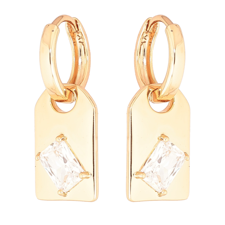 Сережки Xuping Позолота 18K підвіски на колечках «Кришталеві вставки» 2 в 1 фото №1 Сережки Xuping Позолота 18K підвіски на колечках «Кришталеві вставки» 2 в 1 фото №1