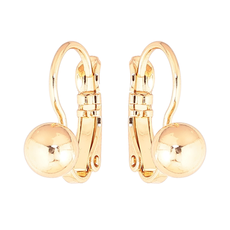 Серьги Xuping Позолота 18K французский замок Шарики на дужках ø 6мм фото №10