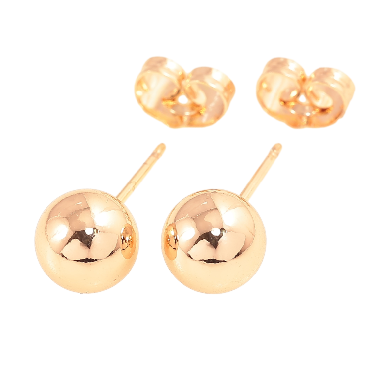 Серьги Xuping M&L Цвет 18K пусеты Шарики ø 8мм фото №11 Серьги Xuping M&L Цвет 18K пусеты Шарики ø 8мм фото №11