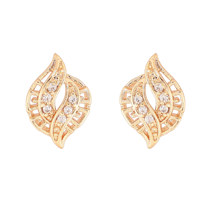 Серьги Xuping M&L Цвет 18K пусеты Декоративный узор с кристаллами фото №18 Серьги Xuping M&L Цвет 18K пусеты Декоративный узор с кристаллами фото №18