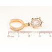 Серьги Xuping M&L Цвет 18K подвески на колечках Черепашки с кристаллами фото №2 Серьги Xuping M&L Цвет 18K подвески на колечках Черепашки с кристаллами фото №2