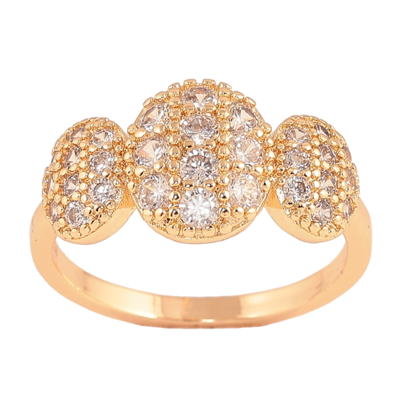 Каблучка Xuping M&L Колір 18К «Інкрустація кристалами» фото №1 Каблучка Xuping M&L Колір 18К «Інкрустація кристалами» фото №1