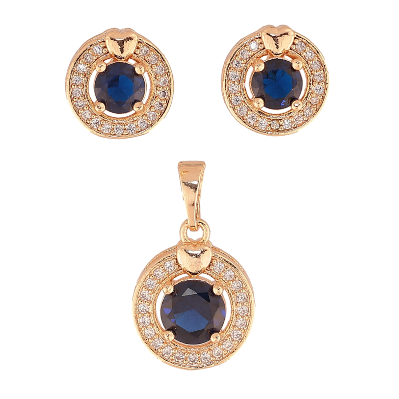 Набор Xuping M&L Цвет 18K Серьги Кулон Кристальные колечки с синими кристаллами ø 10мм и 12мм фото №3 Набор Xuping M&L Цвет 18K Серьги Кулон Кристальные колечки с синими кристаллами ø 10мм и 12мм фото №3