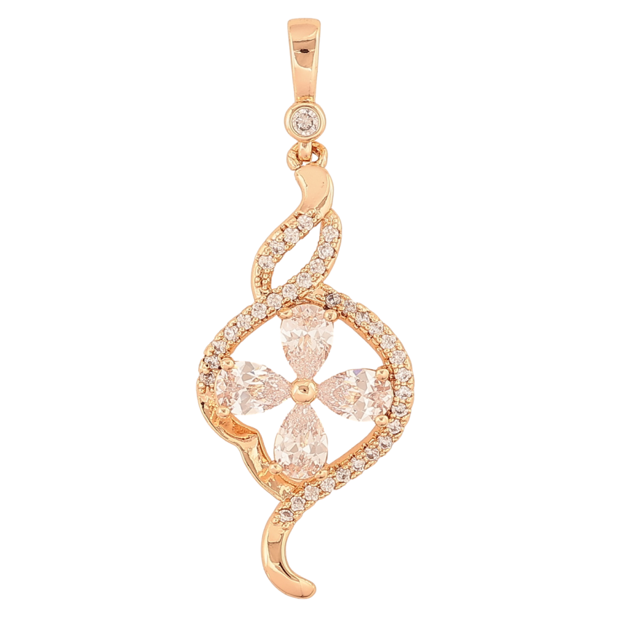 Кулон Xuping M&L Цвет 18К Декоративный узор с инкрустацией кристаллами для цепочки до 2мм фото №1