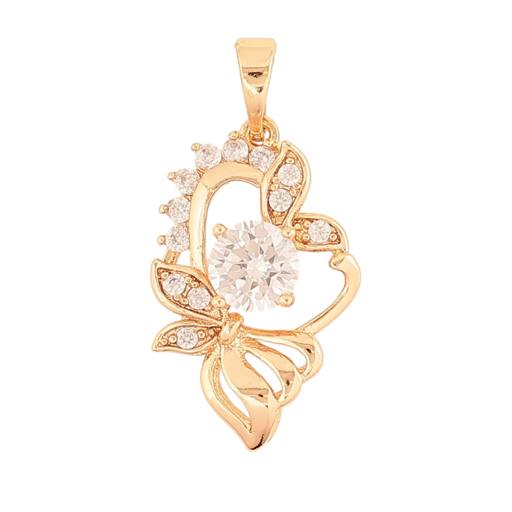 Кулон Xuping M&L Колір 18К «Декоративний візерунок з інкрустацією кристалами» для ланцюжка до 5мм фото №13 Кулон Xuping M&L Колір 18К «Декоративний візерунок з інкрустацією кристалами» для ланцюжка до 5мм фото №13