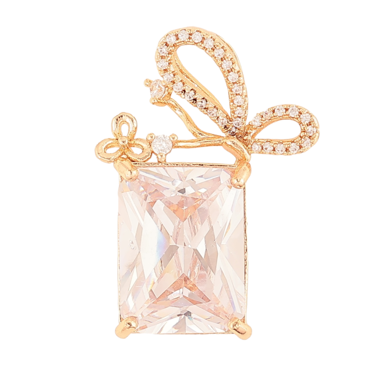 Кулон Xuping M&L Колір 18К «Кристал з візерунком» для ланцюжка до 3мм фото №1