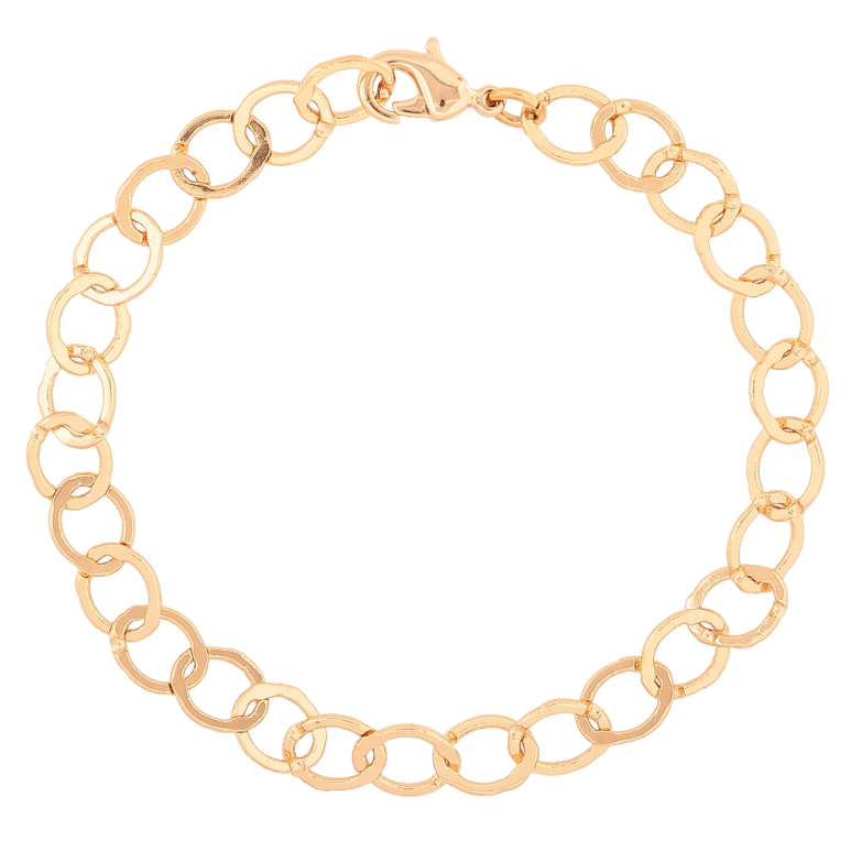 Браслет Xuping M&L Колір 18K «Ланцюжок Якірний» довжина 19.5см х 7мм фото №1