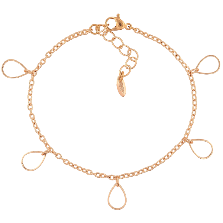 Браслет Xuping M&L Колір 18K «Ланцюжок з підвісками» довжина з доп.ланцюжком 18.5-22см х 2мм фото №22