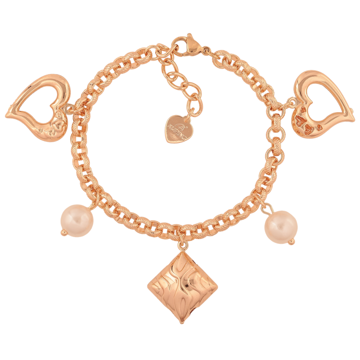 Браслет Xuping M&L Колір 18K «Ланцюжок з підвісками» довжина з доп.ланцюжком 18-21см х 6мм фото №23