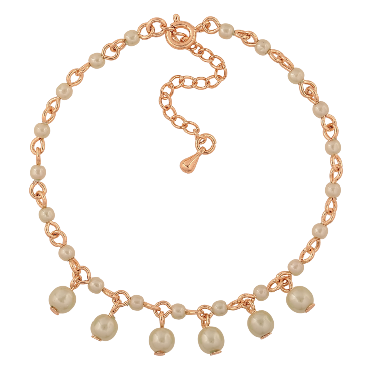 Браслет Xuping M&L Колір 18K «Ланцюжок з оливковими намистинами» довжина з доп.ланцюжком 17.5-22см х 3мм фото №24