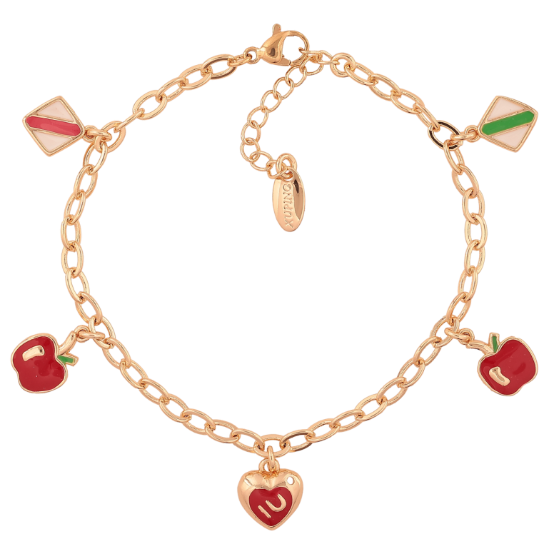 Браслет Xuping M&L Цвет 18K Цепочка Якорная с подвесками» длинна с доп.цепочкой 18.5-22см х 4мм фото №1