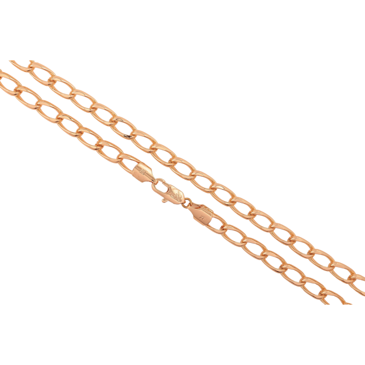 Цепочка Xuping M&L Цвет 18К Плетение Панцирное длина 45см х 6мм фото №7