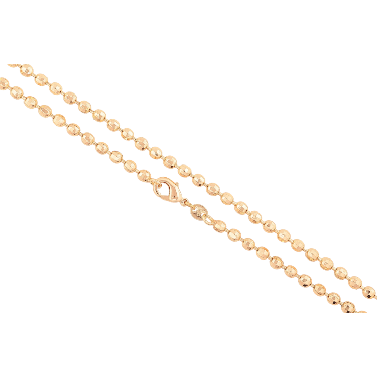 Цепочка Xuping M&L Цвет 18К Плетение Перлина длина 45см х 3мм фото №2