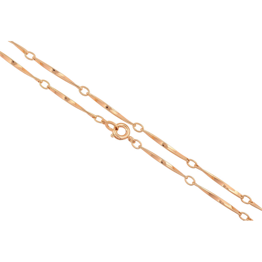 Цепочка Xuping M&L Цвет 18К Плетение Фантазийное длина 46см х 2мм фото №1 Цепочка Xuping M&L Цвет 18К Плетение Фантазийное длина 46см х 2мм фото №1