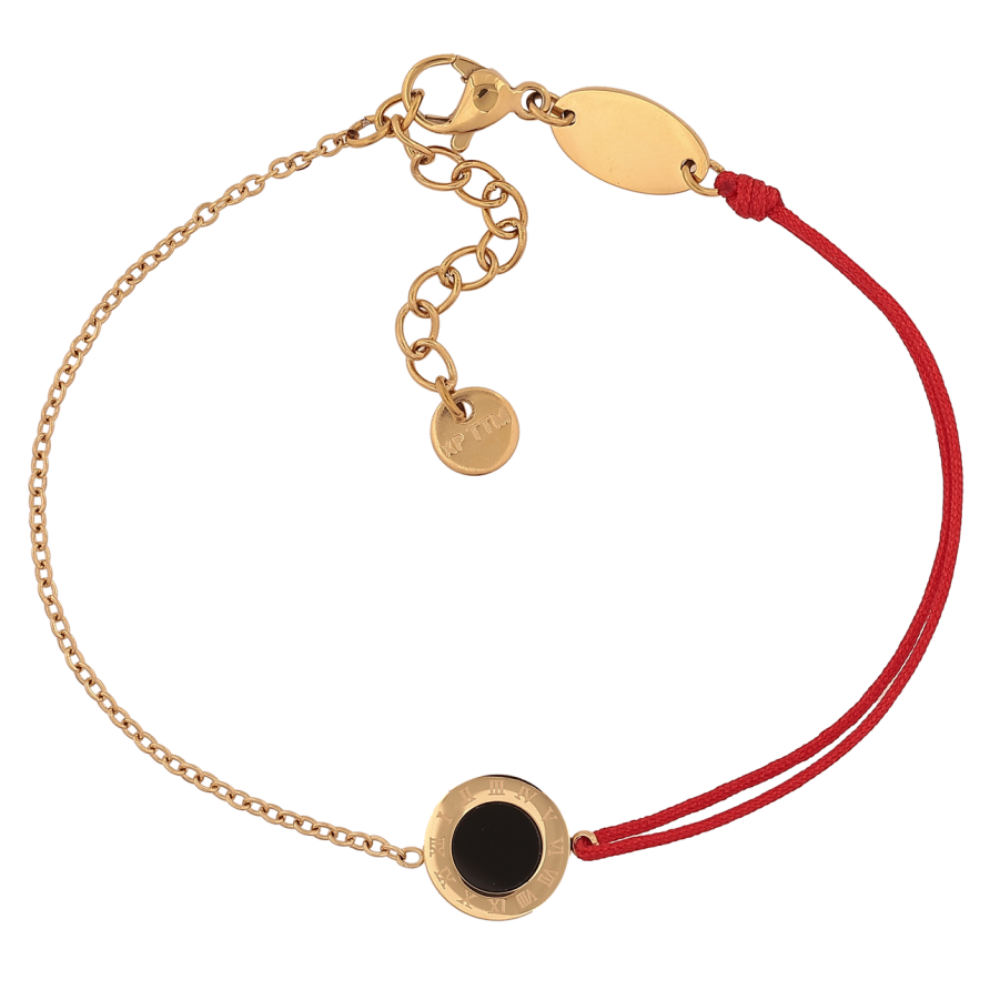 Браслет Xuping ТТМ Stainless Steel колір 14К «Циферблат» з доп.ланцюгом 18-21см х 1,2мм фото №1 Браслет Xuping ТТМ Stainless Steel колір 14К «Циферблат» з доп.ланцюгом 18-21см х 1,2мм фото №1