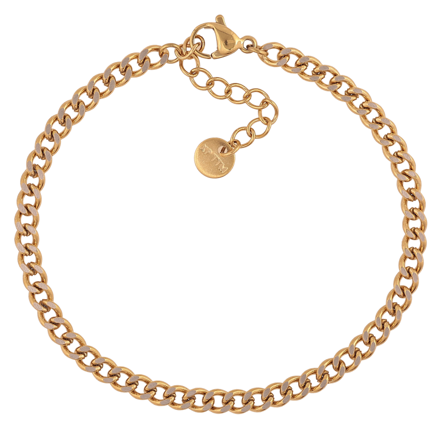 Браслет Xuping ТТМ Stainless Steel цвет 14К Цепочка Панцирная с доп.цеп 17-20см х 4мм фото №1 Браслет Xuping ТТМ Stainless Steel цвет 14К Цепочка Панцирная с доп.цеп 17-20см х 4мм фото №1