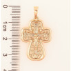 Кулон Xuping Позолота 18K Крест с Распятием для цепочки до 6мм фото №2