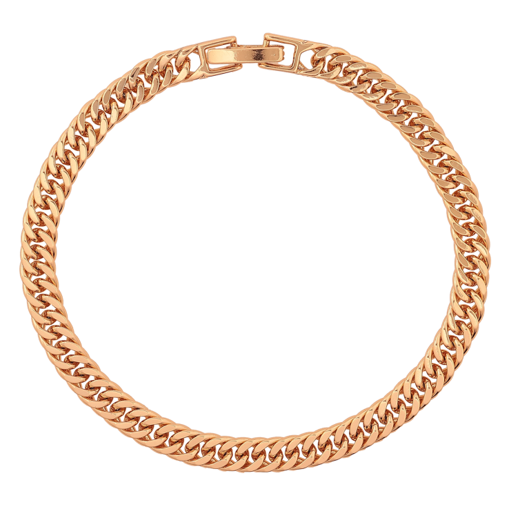 Браслет Xuping Позолота 18K Цепочка плетение Кобра размер 18см х 5мм фото №10 Браслет Xuping Позолота 18K Цепочка плетение Кобра размер 18см х 5мм фото №10