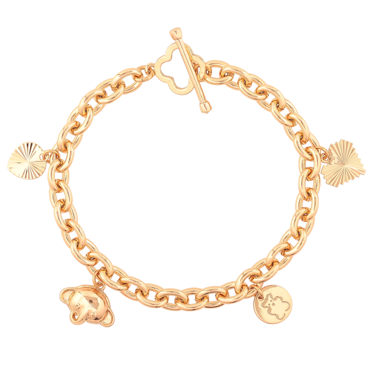 Браслет Xuping Позолота 18K Цепочка Якорная с подвесками размер 17.5см х 6мм фото №24 Браслет Xuping Позолота 18K Цепочка Якорная с подвесками размер 17.5см х 6мм фото №24