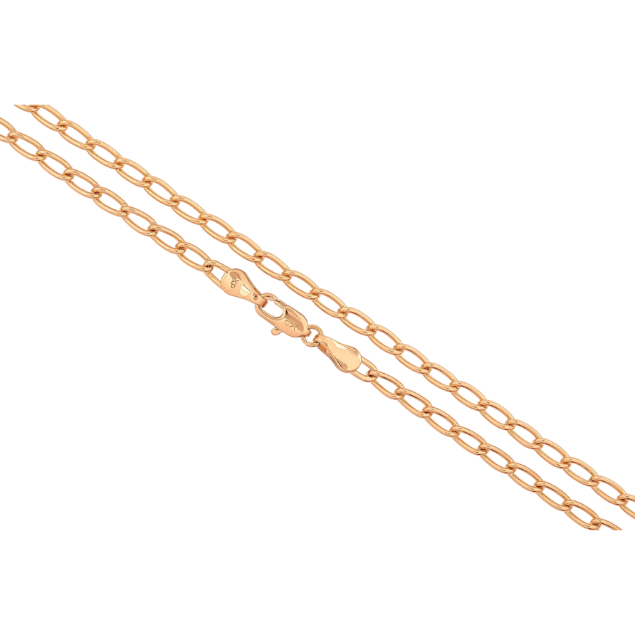 Цепочка Xuping Позолота 18K Плетение Панцирное длинна 45см х 3мм фото №1