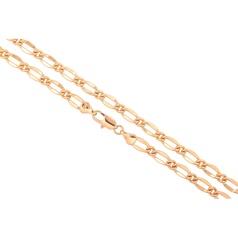 Ланцюжок Xuping Позолота 18K «Плетіння Фантазійне» довжина 50см х 6мм фото №1