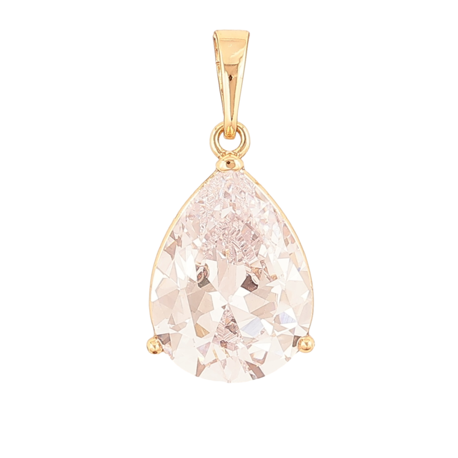 Кулон Xuping Позолота 18K «Кришталева крапля» для ланцюжка до 6мм фото №1