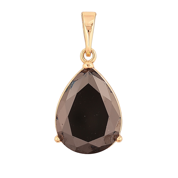 Кулон Xuping Позолота 18K Черная кристальная капля для цепочки до 6мм фото №22