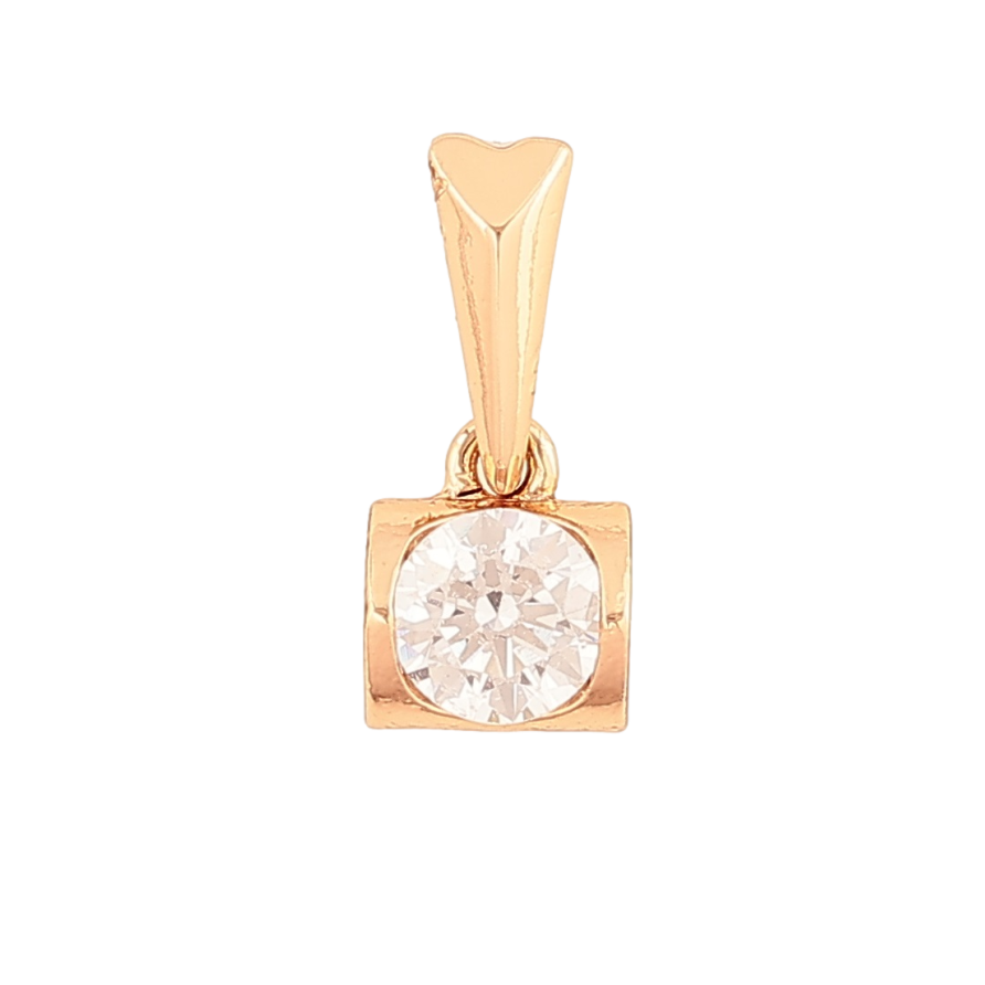 Кулон Xuping Позолота 18K Кристалл для цепочки до 3мм фото №1