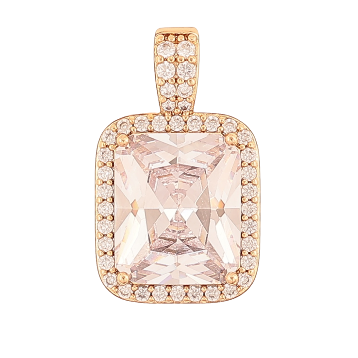 Кулон Xuping Позолота 18K Кристалл в обрамлении для цепочки до 4мм фото №11