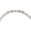 Браслет Xuping Родий Кристальная дорожка длинна с доп. замком 17.5,19.5см х 4-7мм фото №2