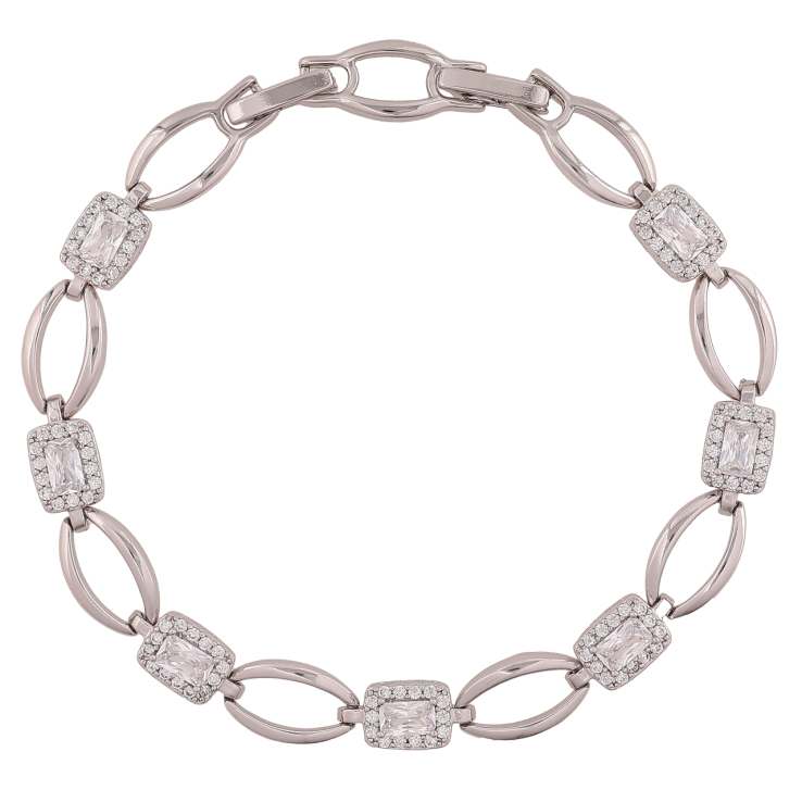 Браслет Xuping Родий Узор с кристаллами длинна с доп. замком 17,19см х 6-8мм фото №21 Браслет Xuping Родий Узор с кристаллами длинна с доп. замком 17,19см х 6-8мм фото №21