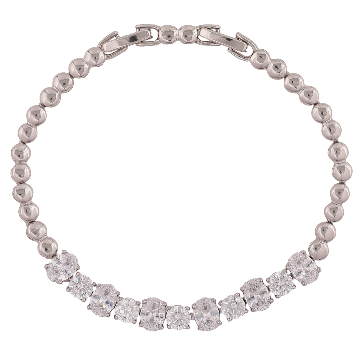 Браслет Xuping Родий Кристальная дорожка длинна с доп. замком 17.5,19.5см х 4-7мм фото №14 Браслет Xuping Родий Кристальная дорожка длинна с доп. замком 17.5,19.5см х 4-7мм фото №14